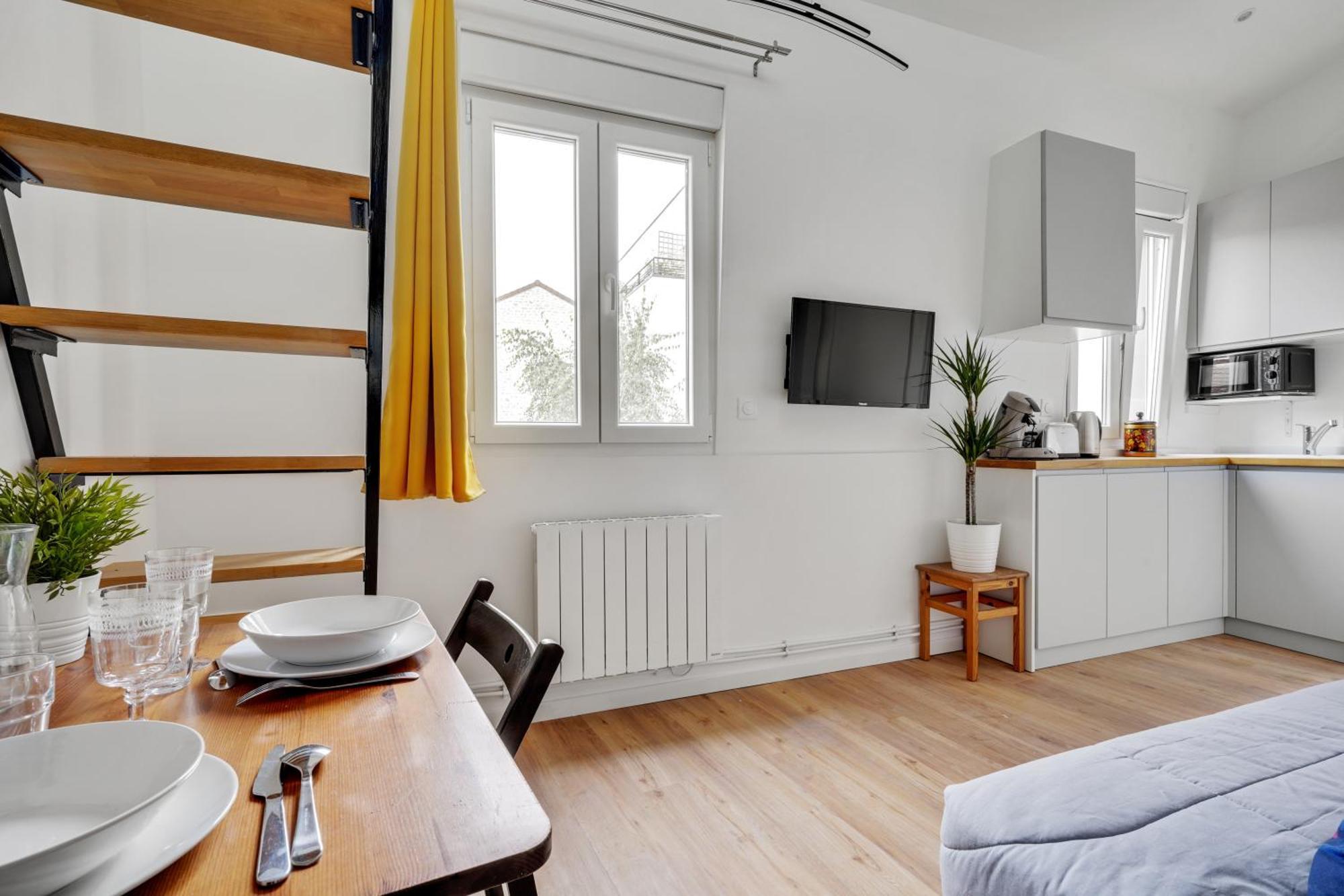 Studio Avec Mezzanine - Wifi - Proche Paris Montreuil  Exterior foto